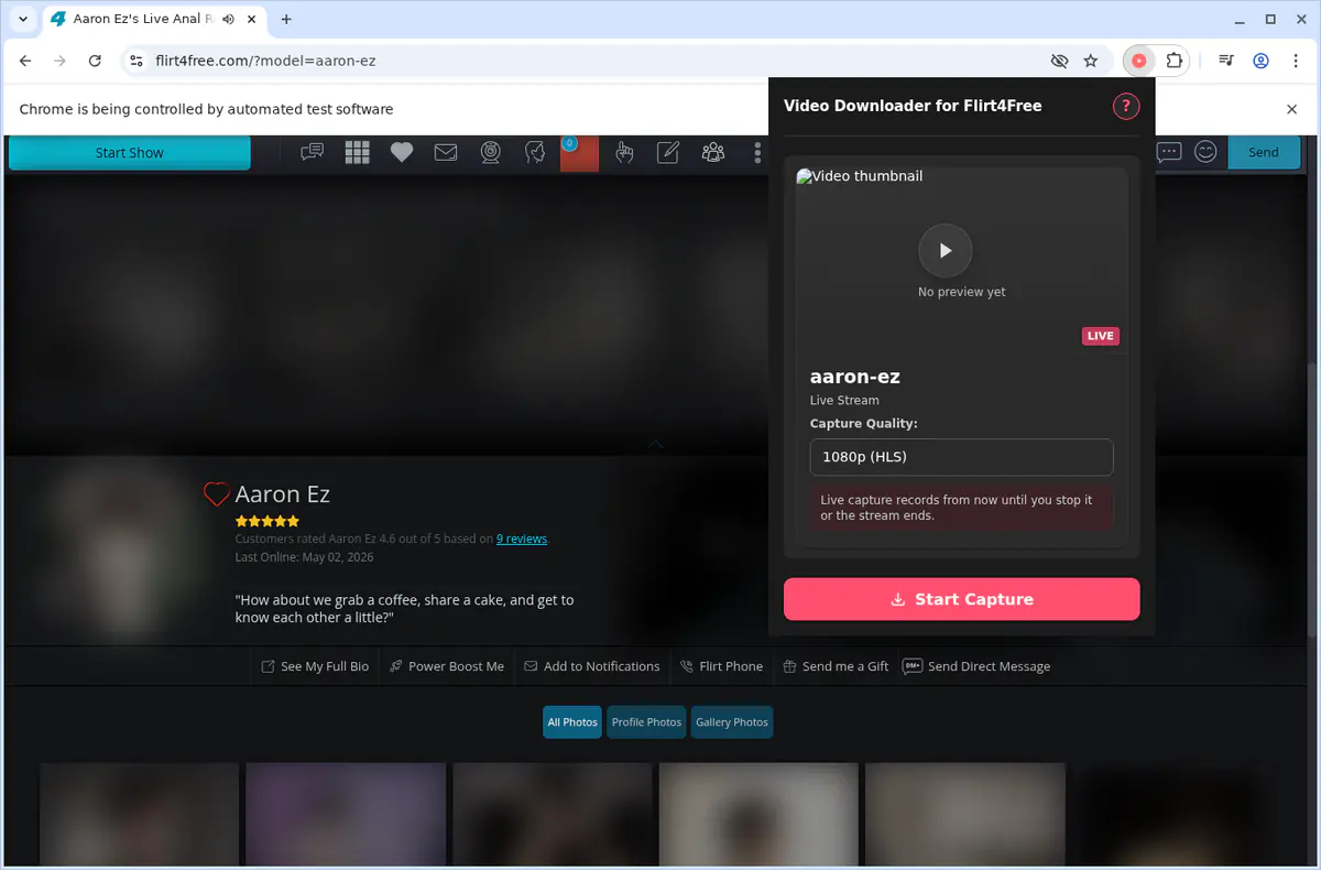Flirt4free Video Downloader screenshot 4