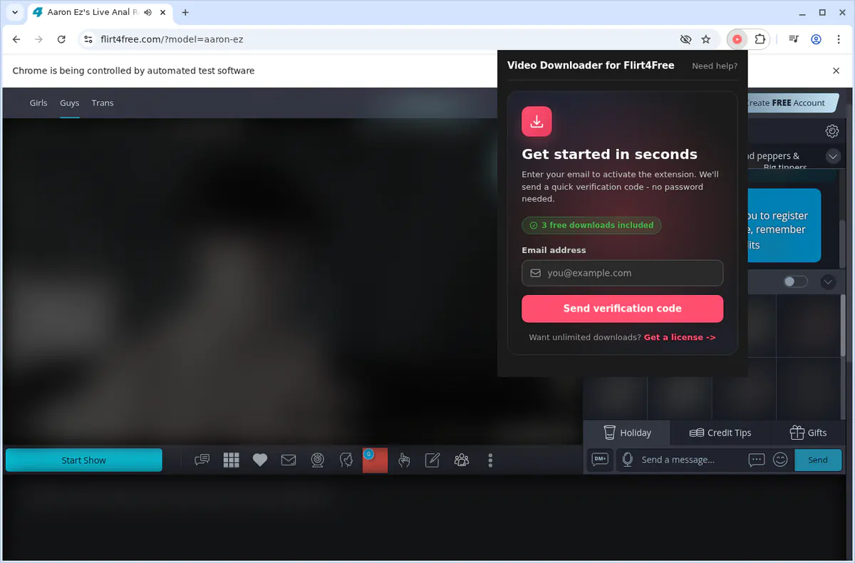 Flirt4free Video Downloader screenshot 6
